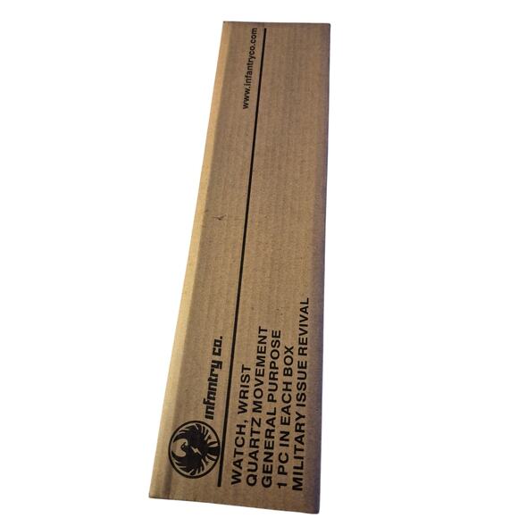 Infantry Mens Watch Quartz New Battery 24-hour dial Box with paperwork Sharp - Picture 2 of 9